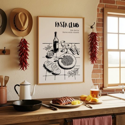 Pasta Club Print
