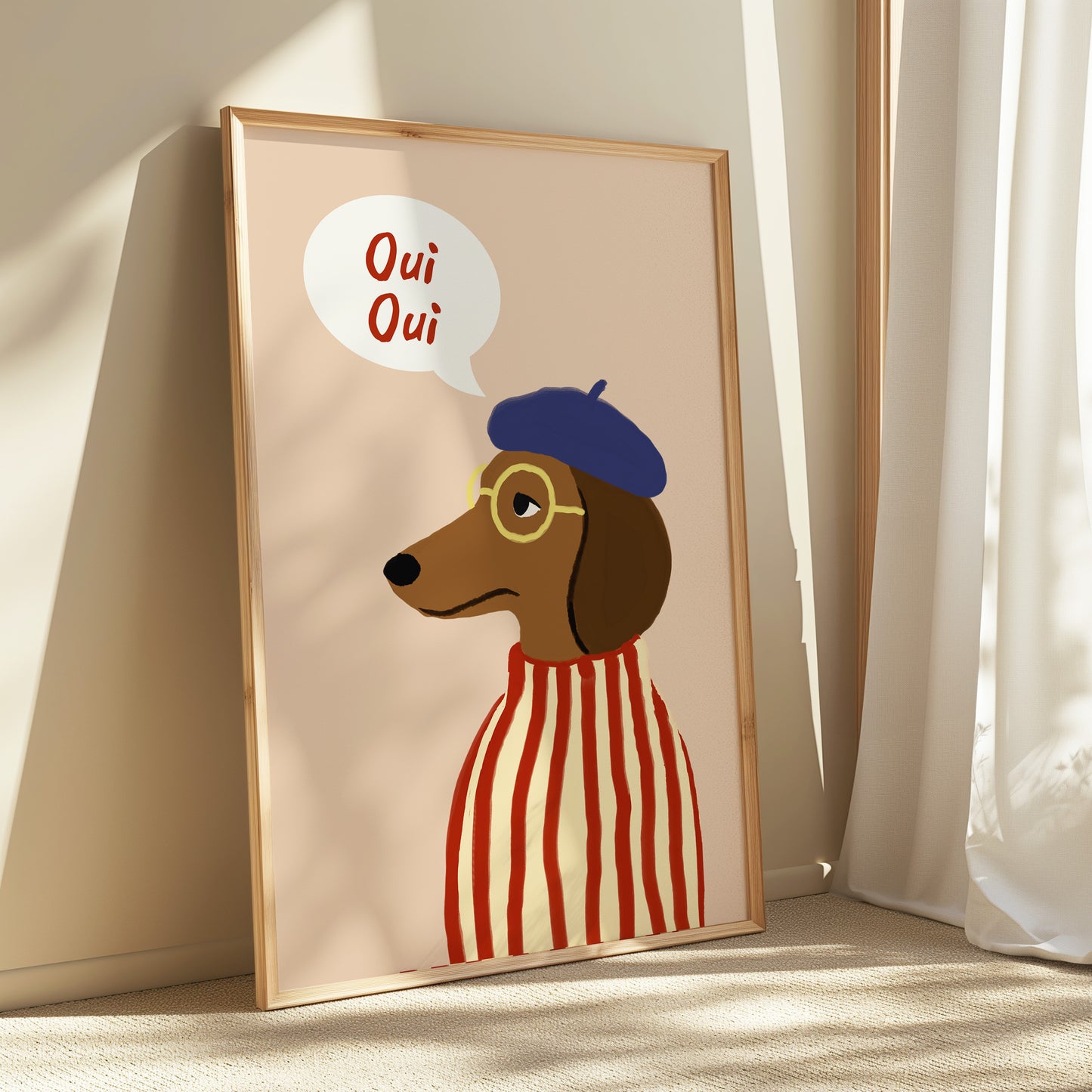 Oui Oui Sausage Dog Print image 2