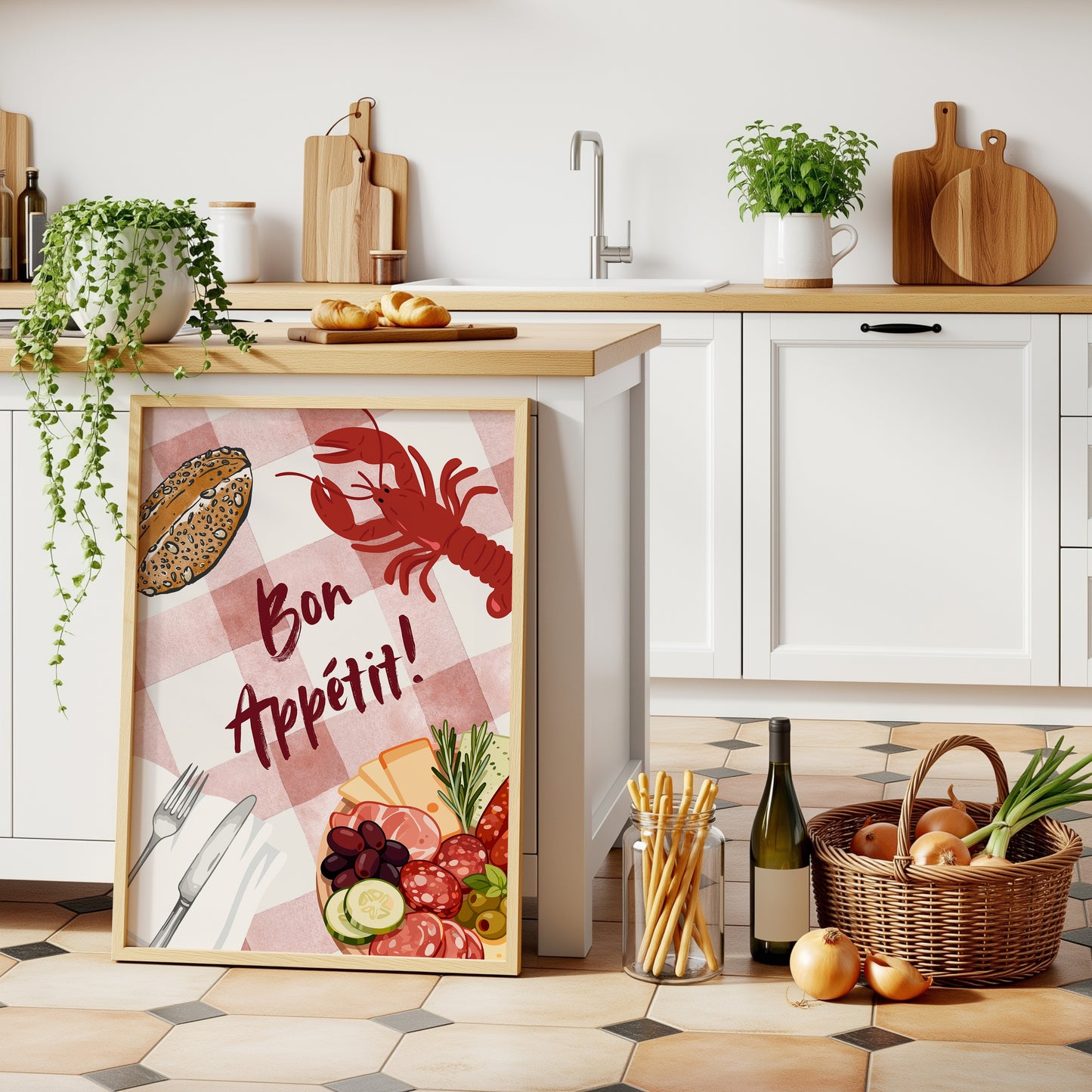 Bon Appétit Wall Art Print