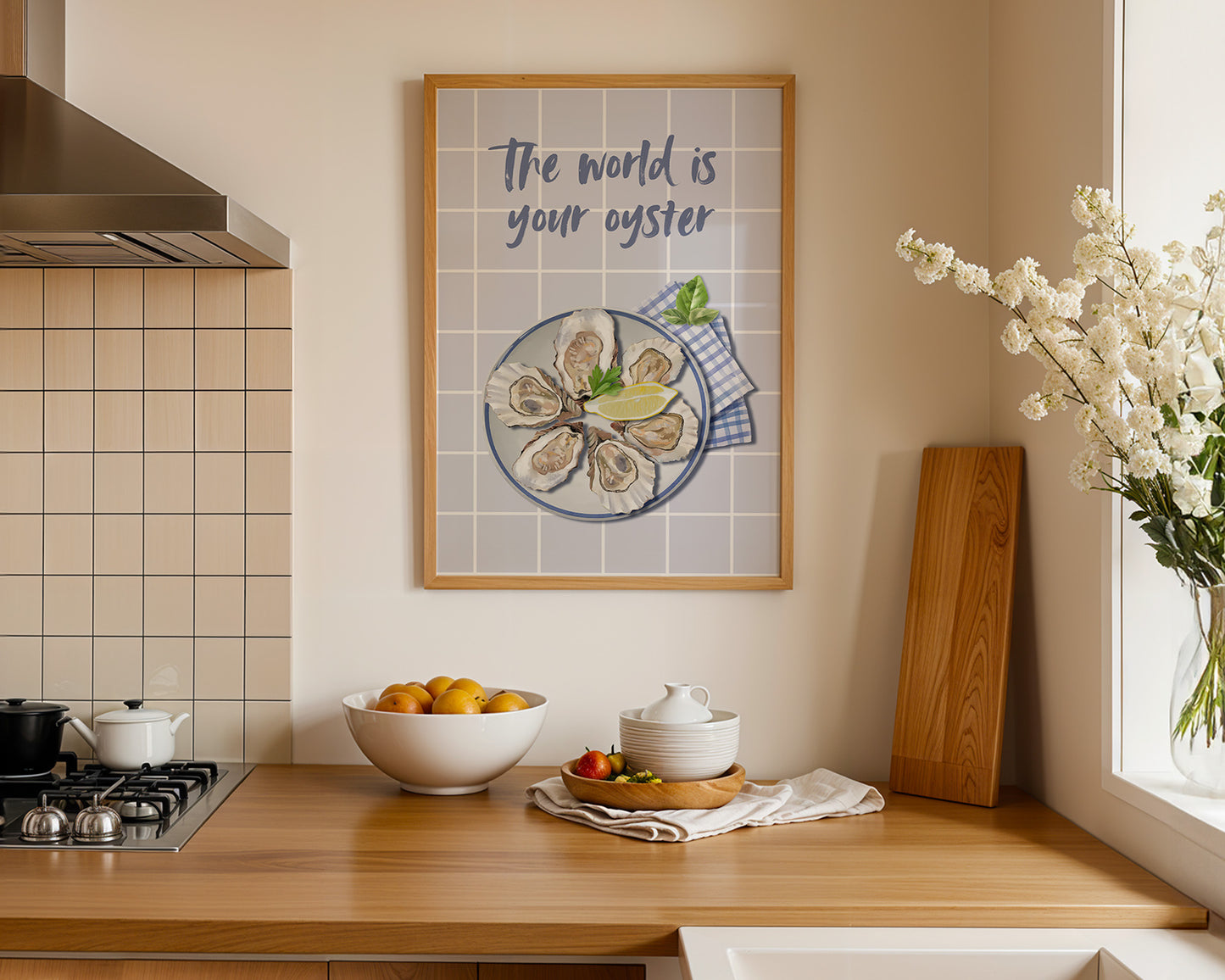 The World Is Your Oyster Print