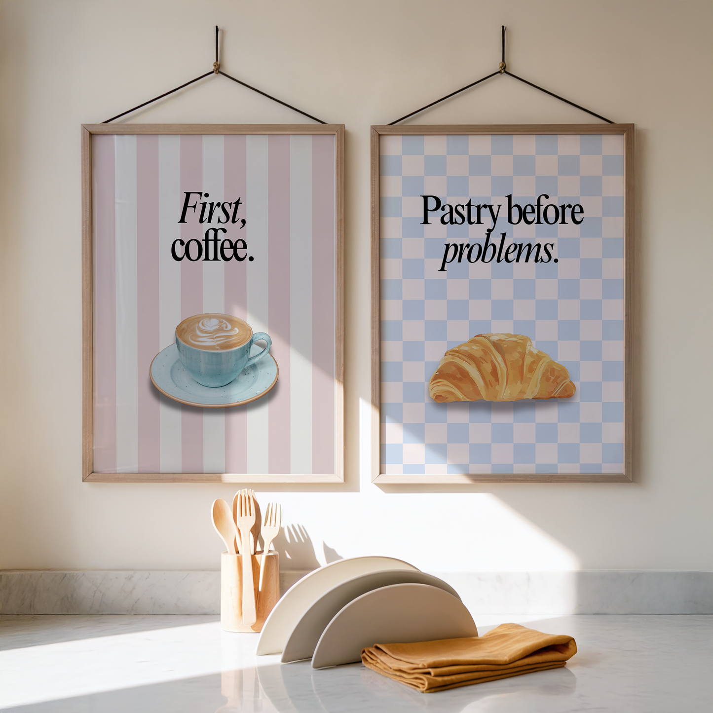 First, Coffee Print