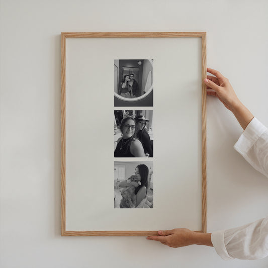 B&W Personalised Photo Print