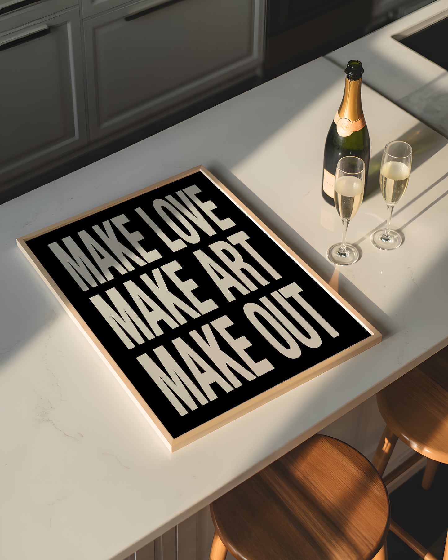 Make Love Make Art Make Out Print