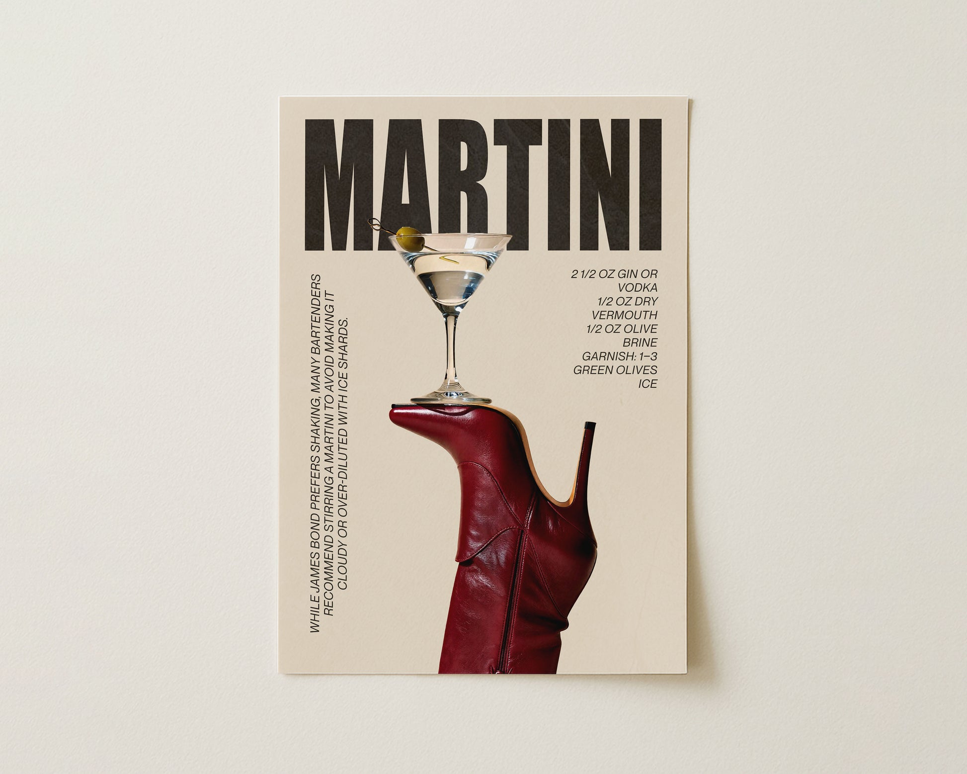 Martini Cocktail Poster image 0