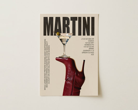 Martini Cocktail Poster image 0