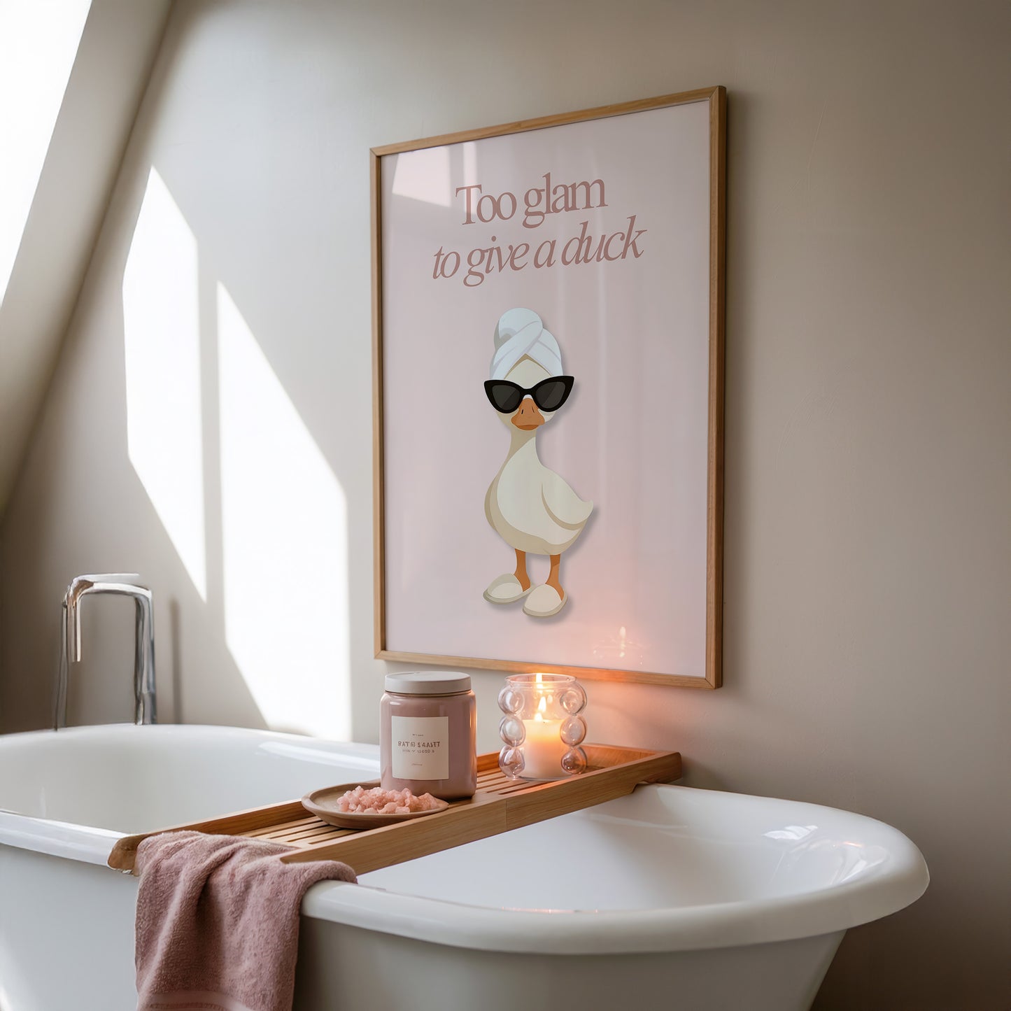 Too Glam to Give a Duck Print image 4