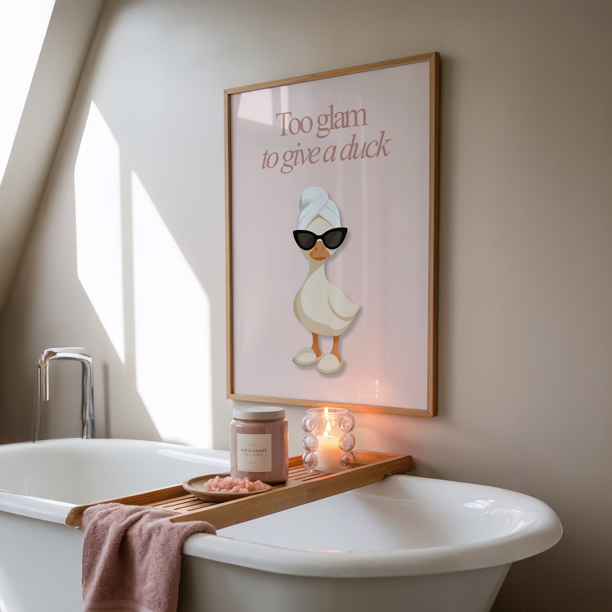 Too Glam to Give a Duck Print image 4