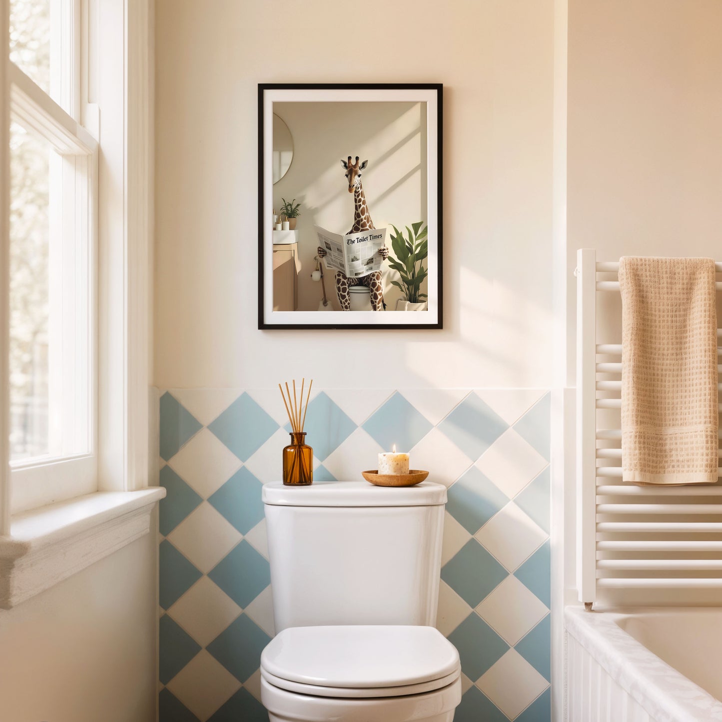 The Toilet Times Giraffe Print