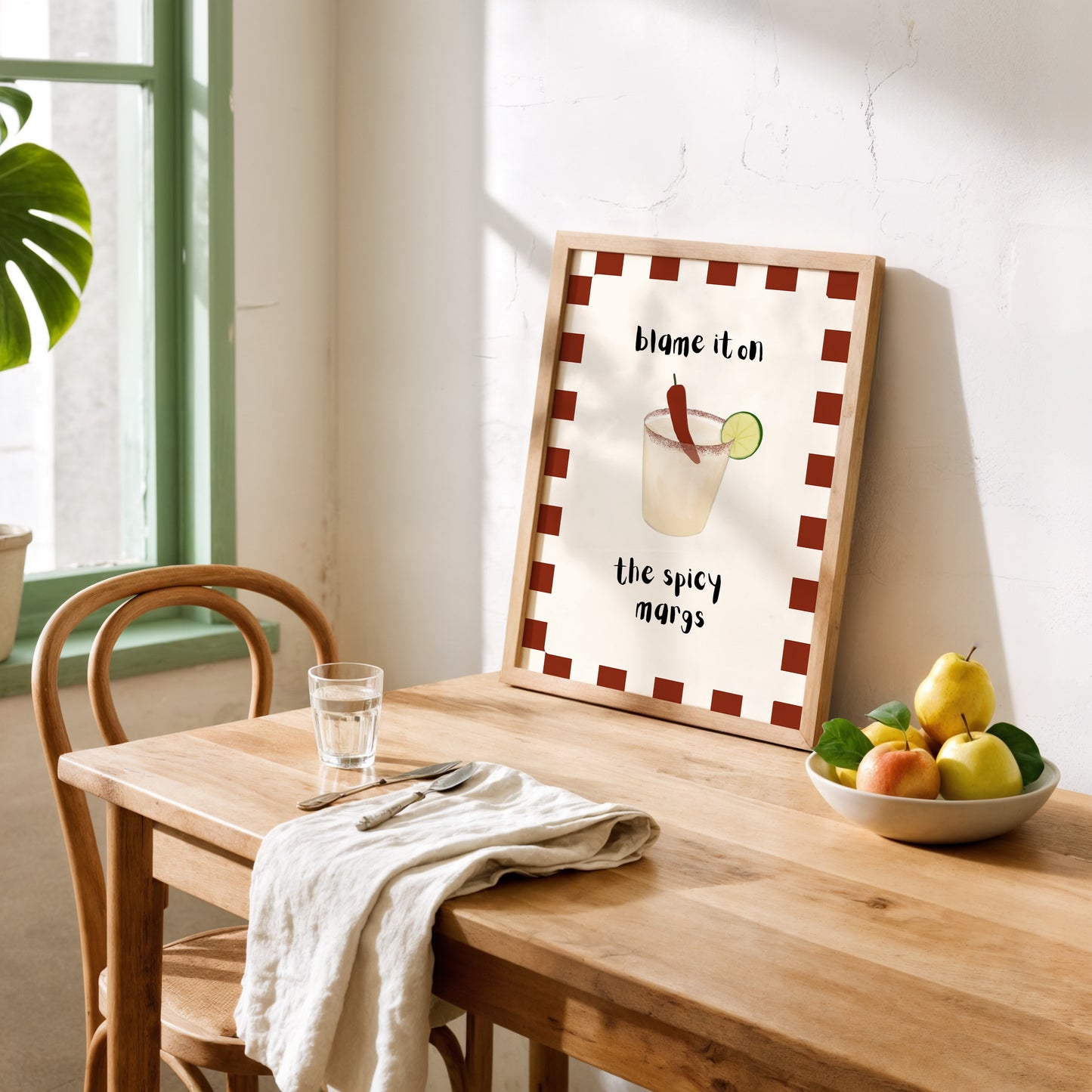 Blame It On The Spicy Margs Print