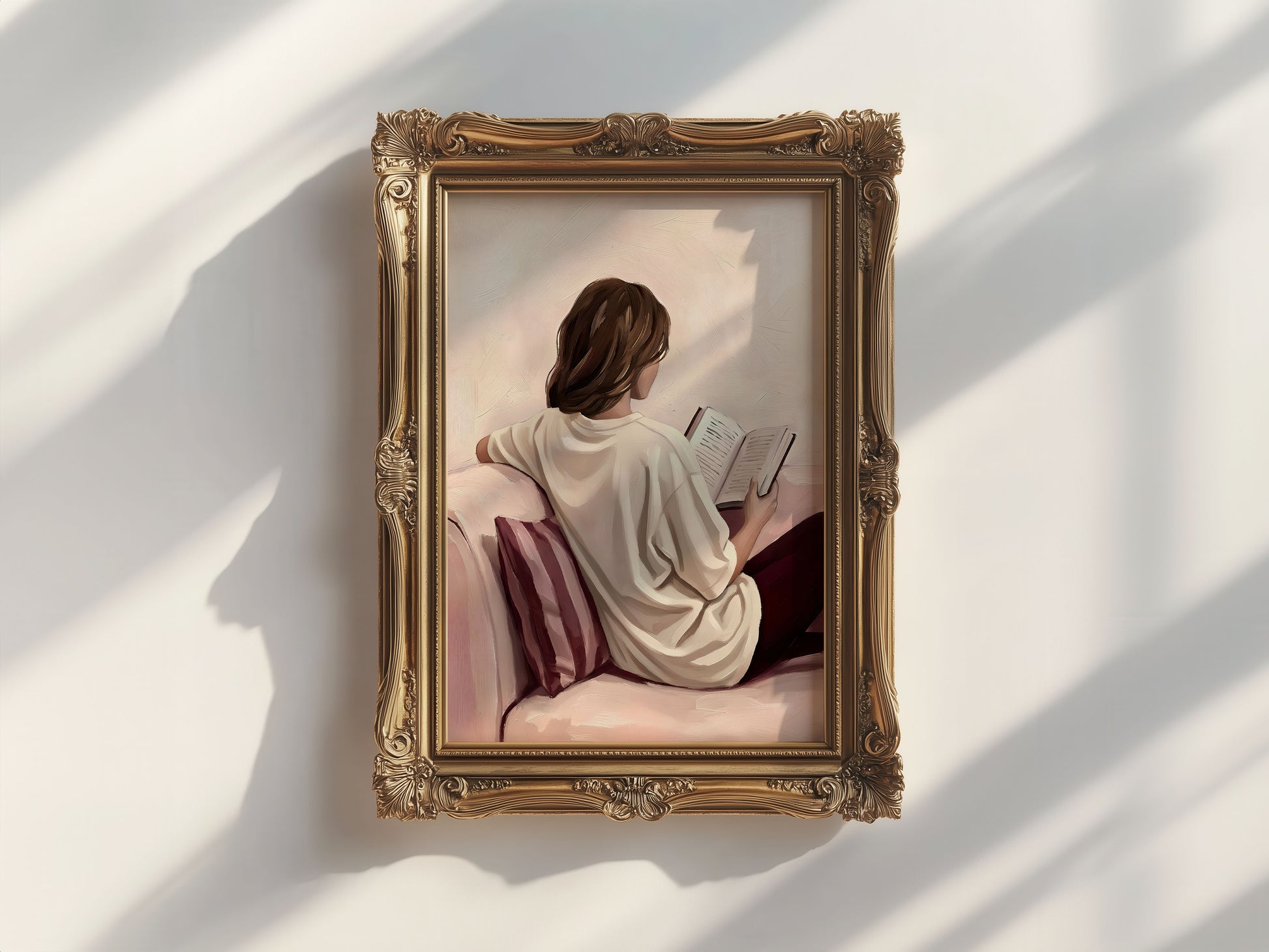 Woman Reading Print image 3