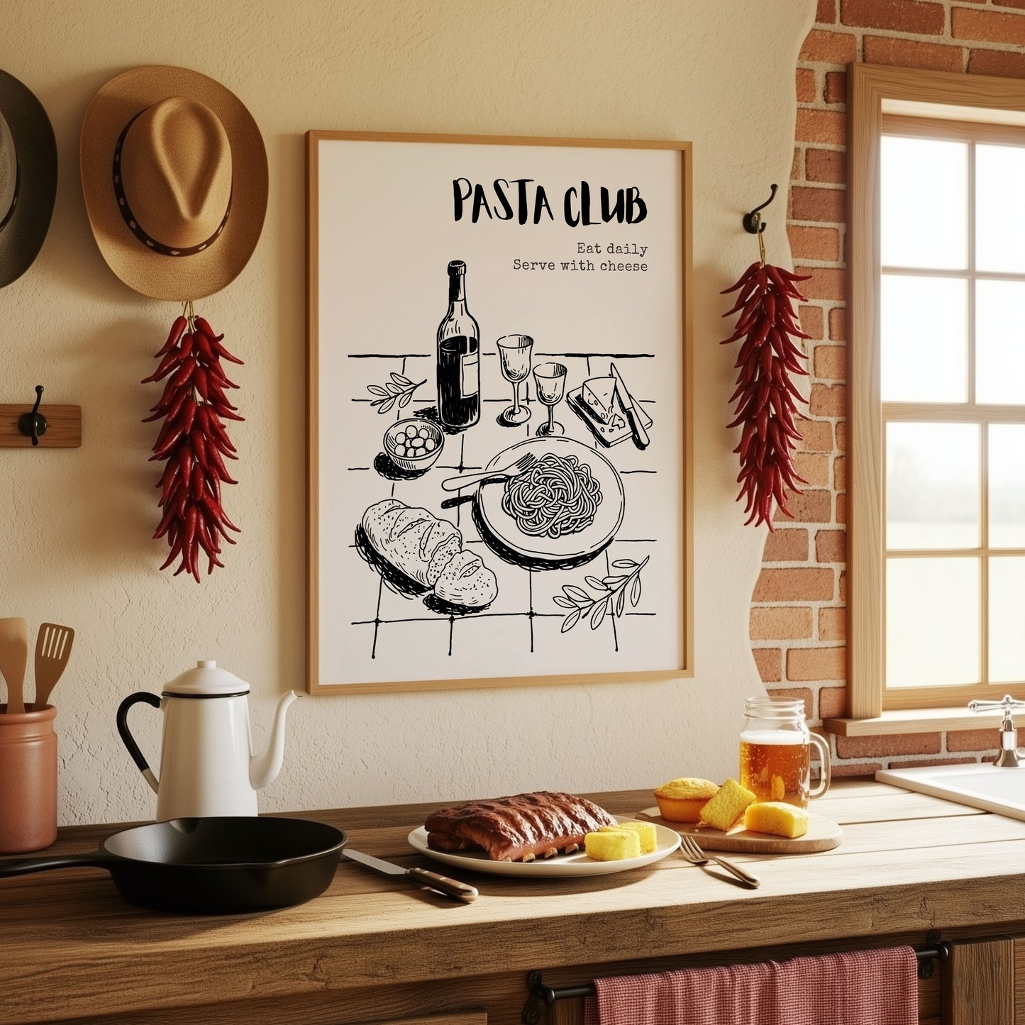 Pasta Club Print