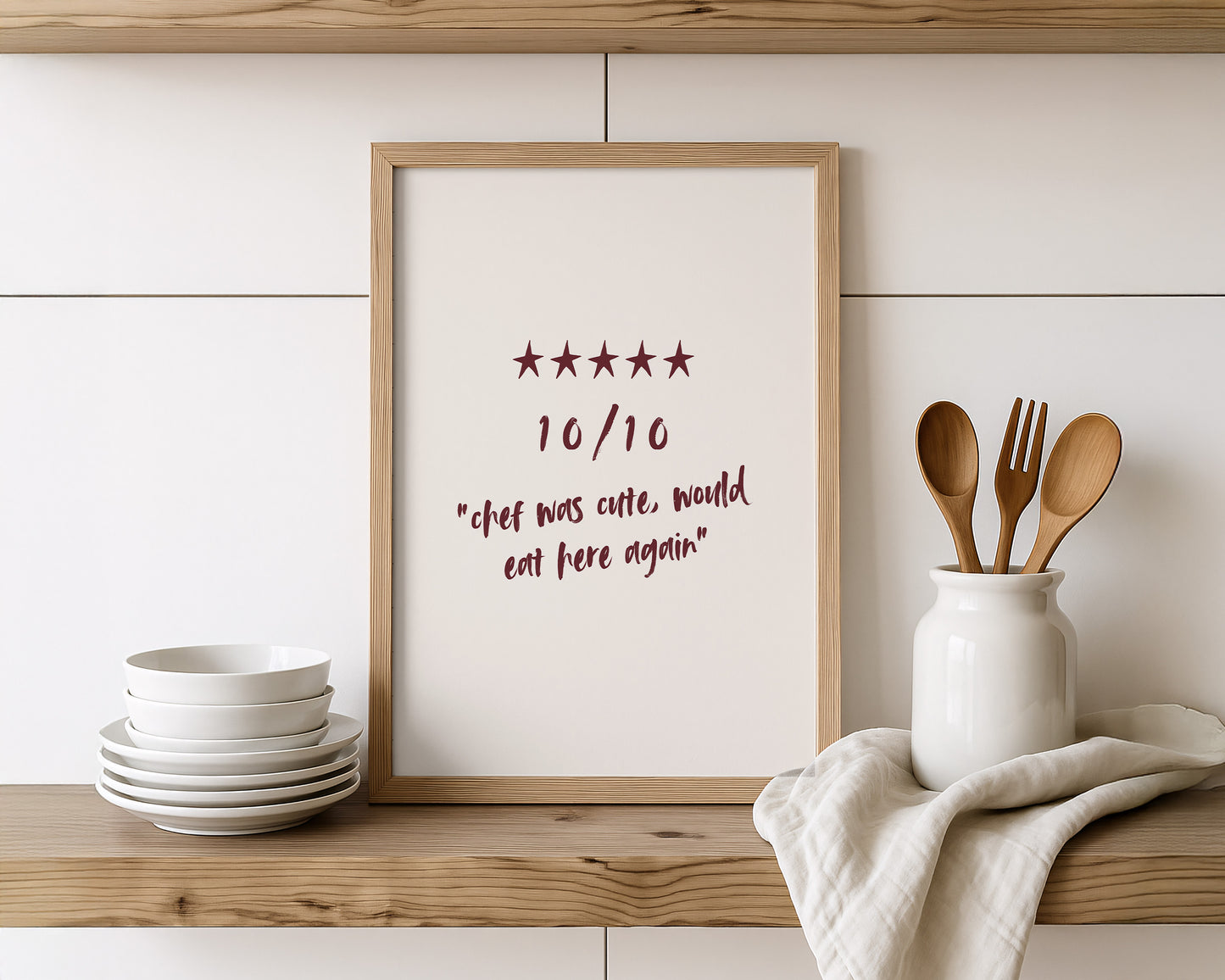 10/10 Chef Kitchen Wall Art image 3