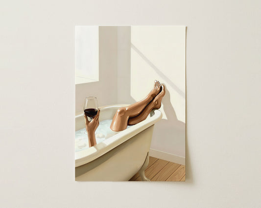 Wine Bath Print image 0