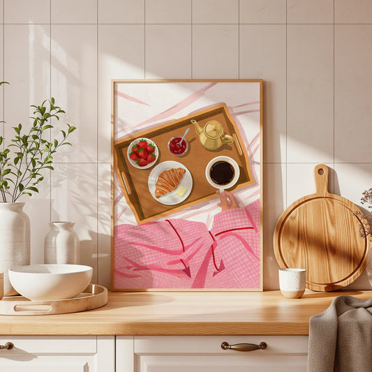 Breakfast in Bed Print image 1