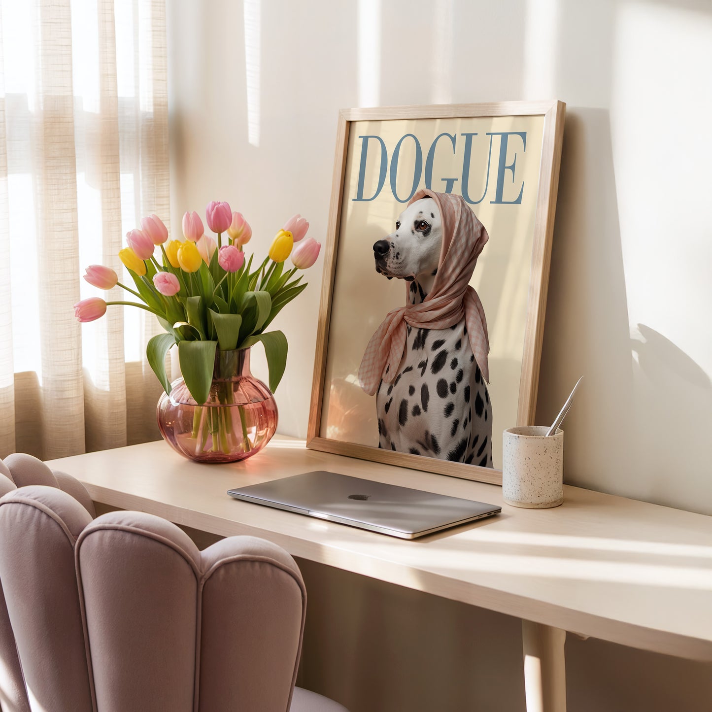 DOGUE Dalmatian Wall Art image 1