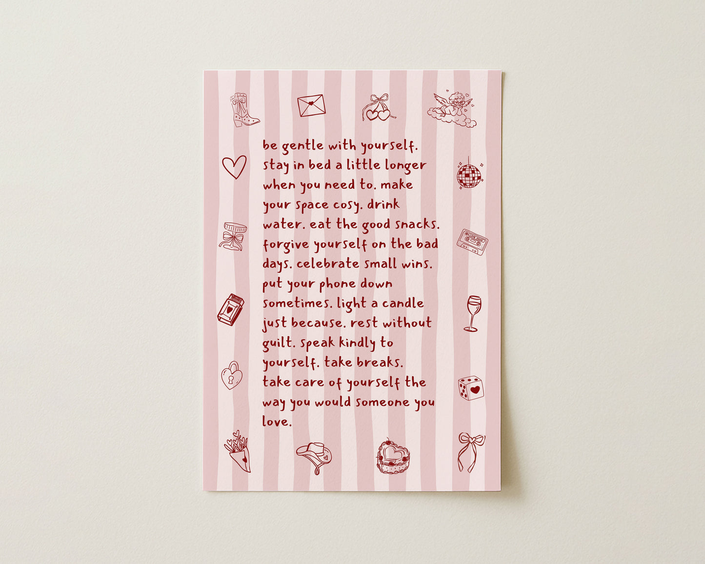 Be Gentle With Yourself Print image 0