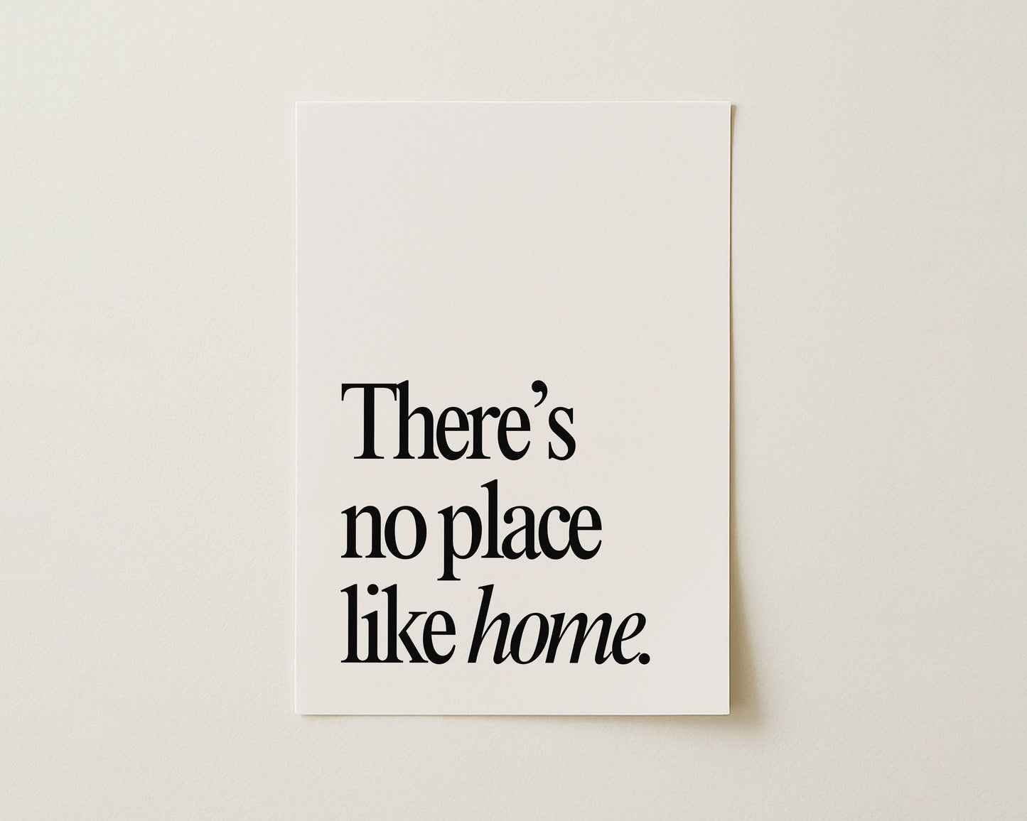 There’s No Place Like Home Print image 0