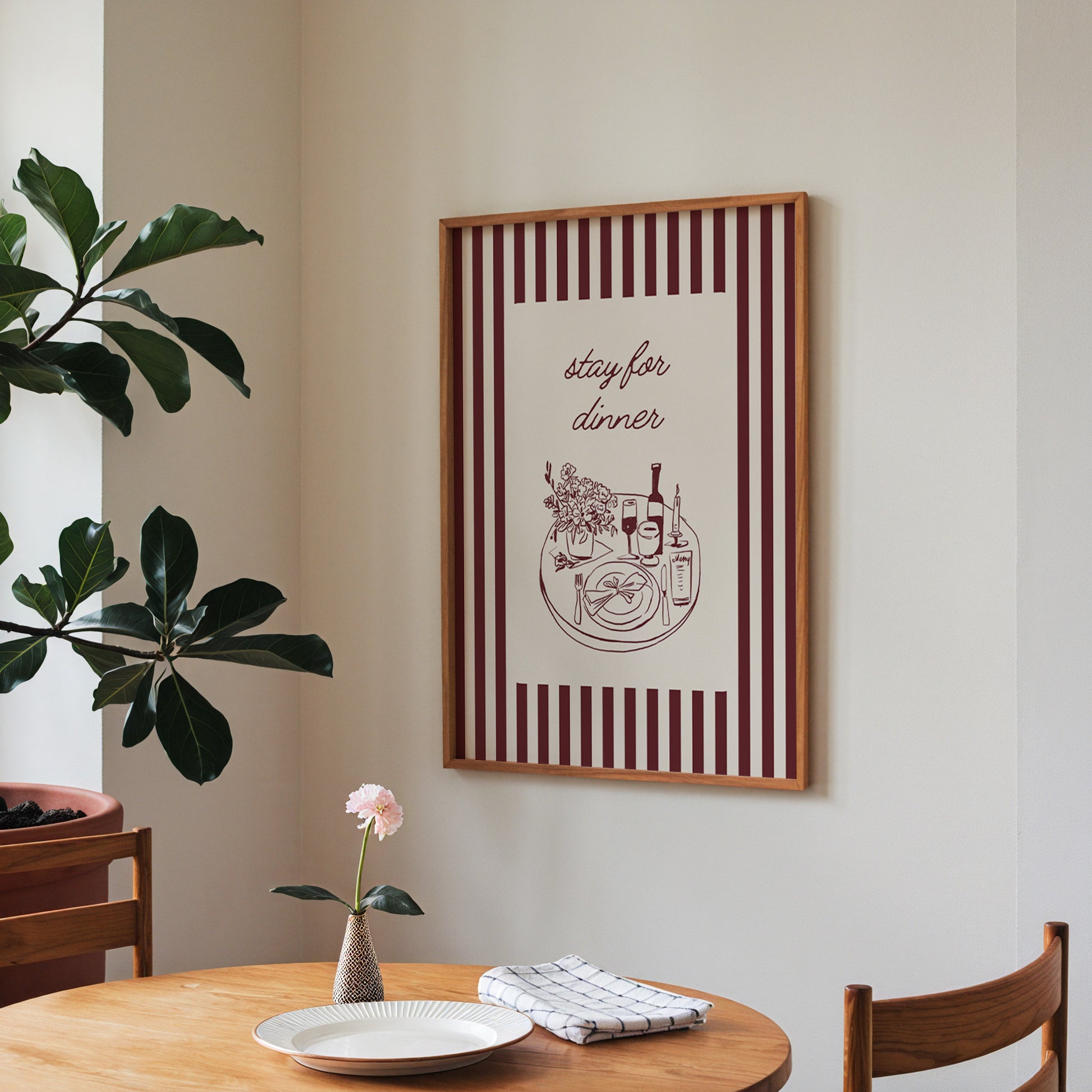 Stay For Dinner Print image 2