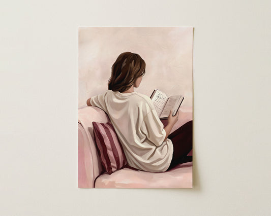 Woman Reading Print image 0