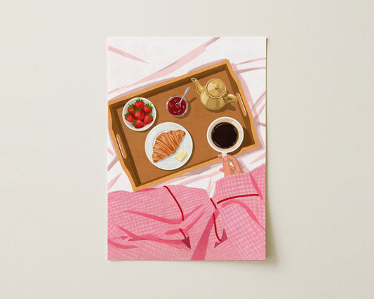 Breakfast in Bed Print image 0