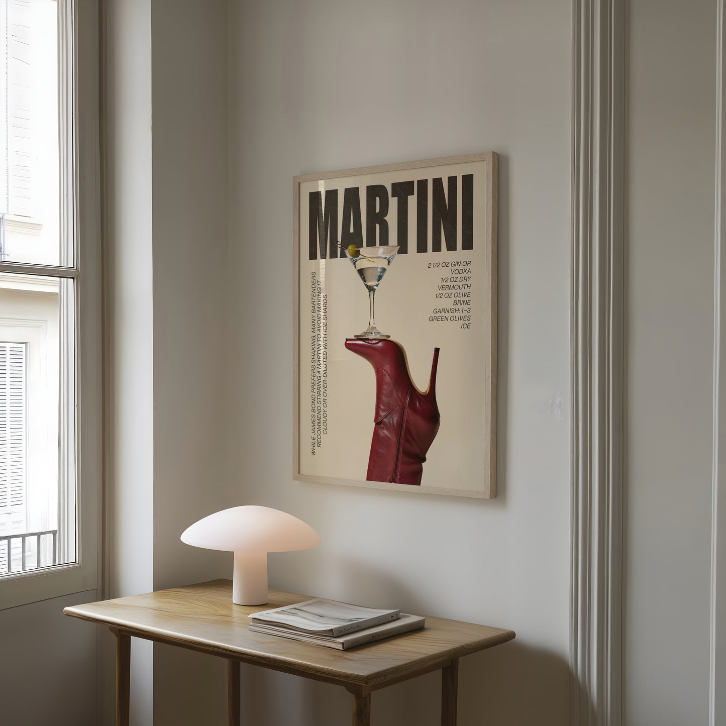 Martini Cocktail Poster