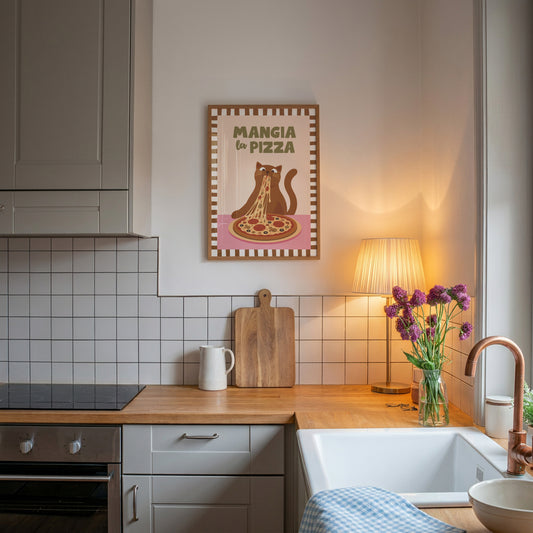 Mangia La Pizza Print