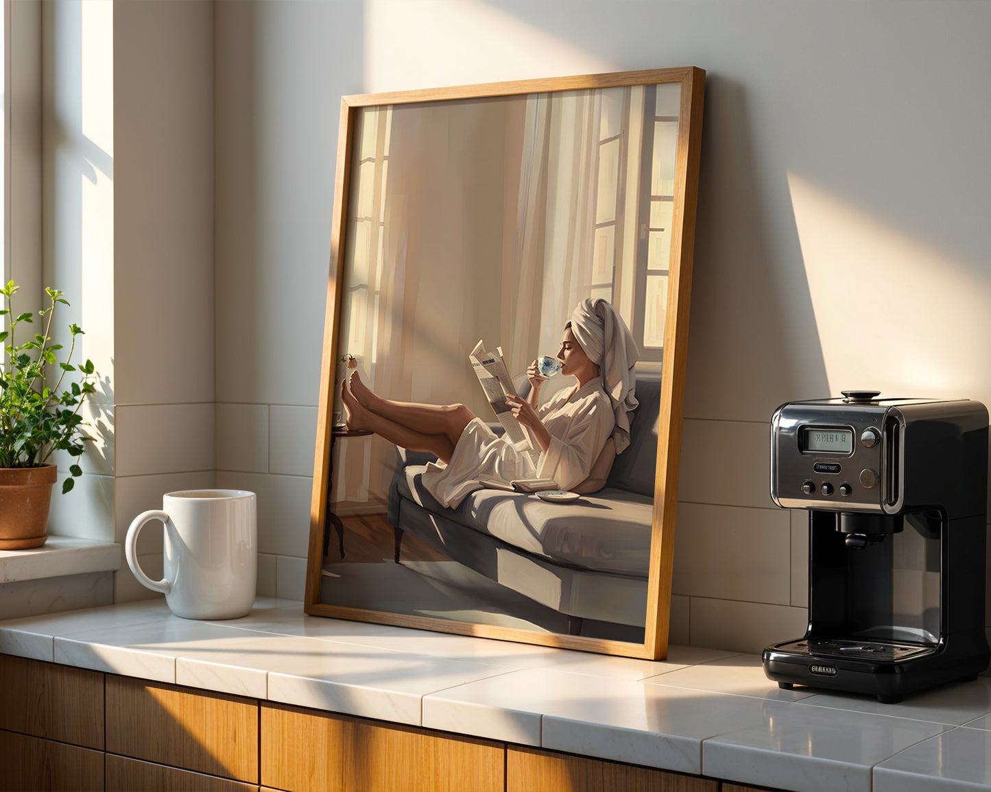 Langsamer Morgendruck