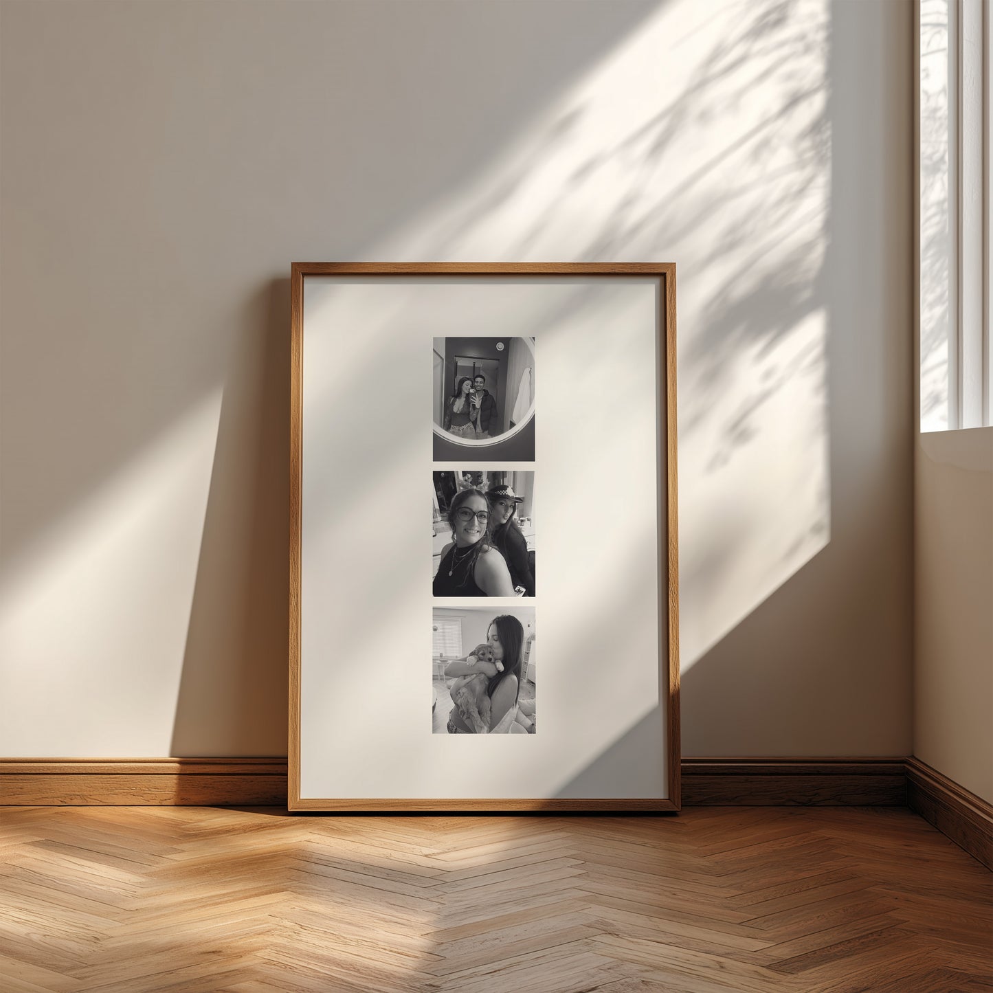 B&W Personalised Photo Print