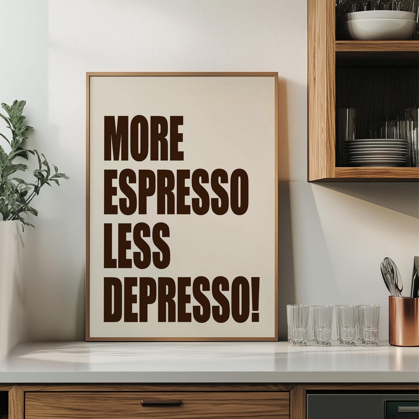 More Espresso, Less Depresso (Cream)