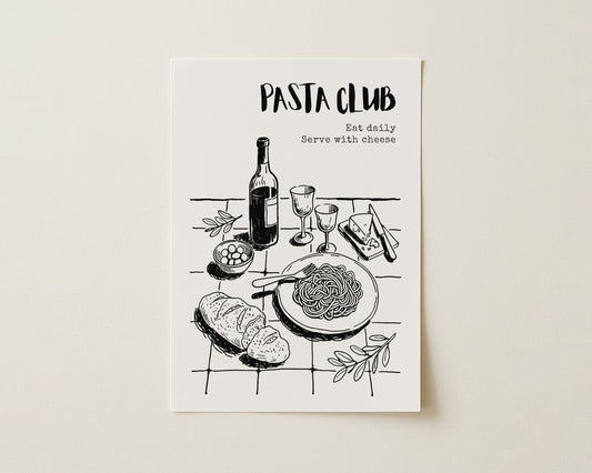 Pasta Club Print