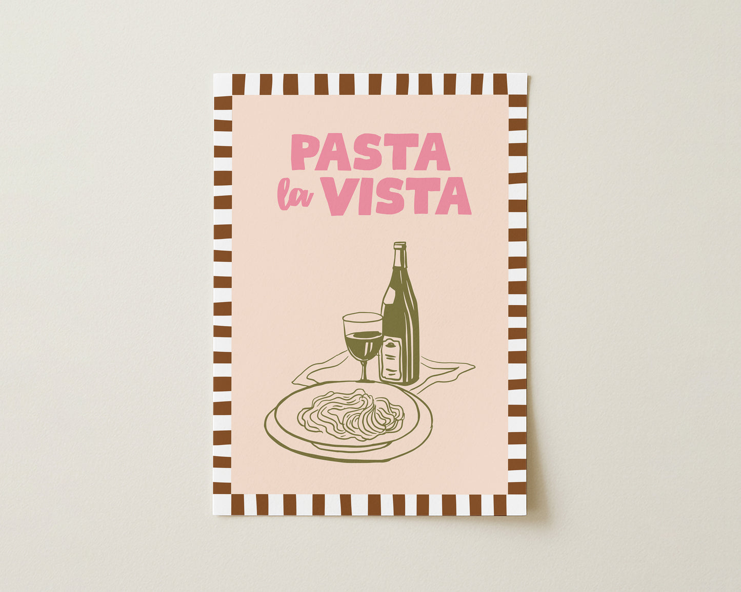 Pasta La Vista Print
