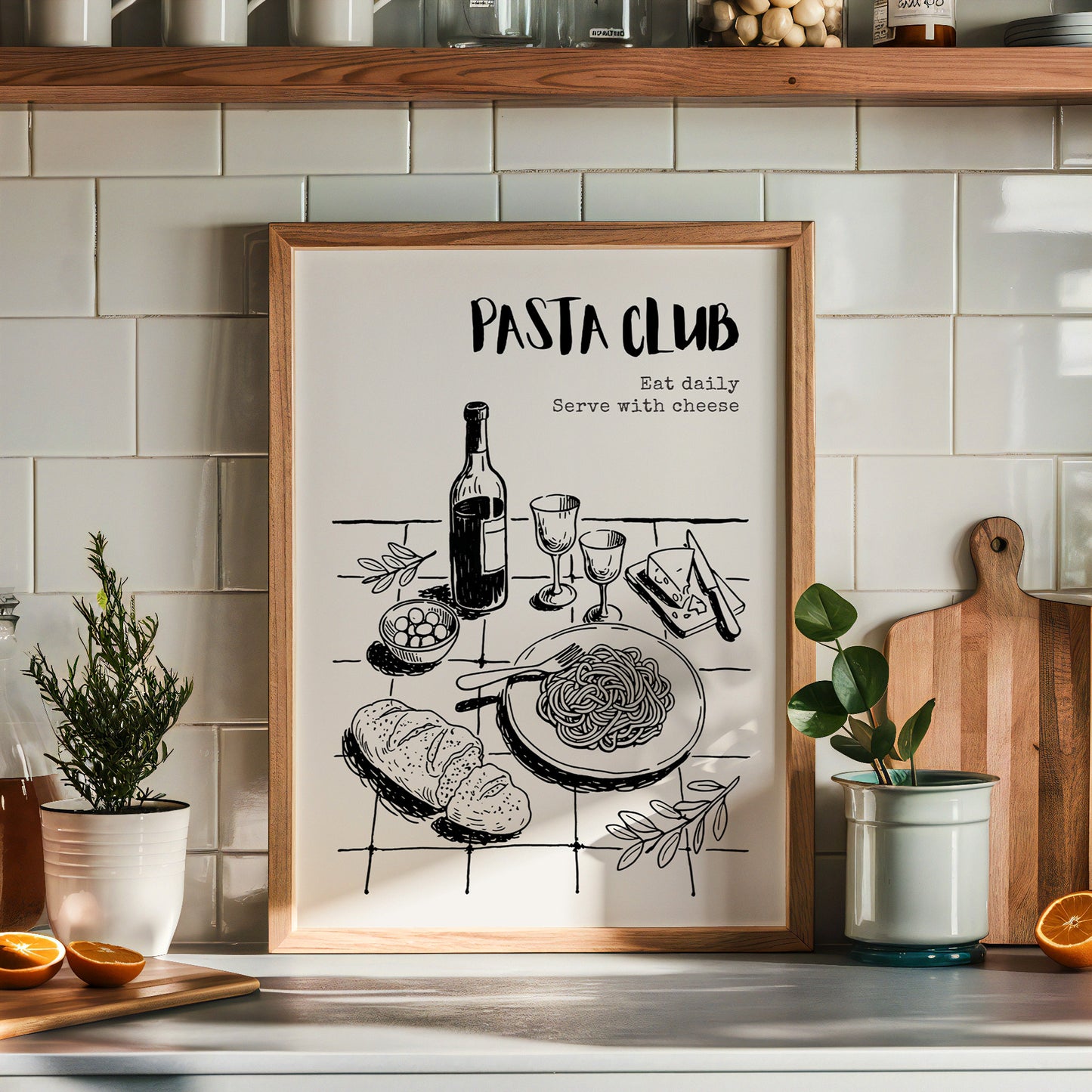 Pasta Club Print