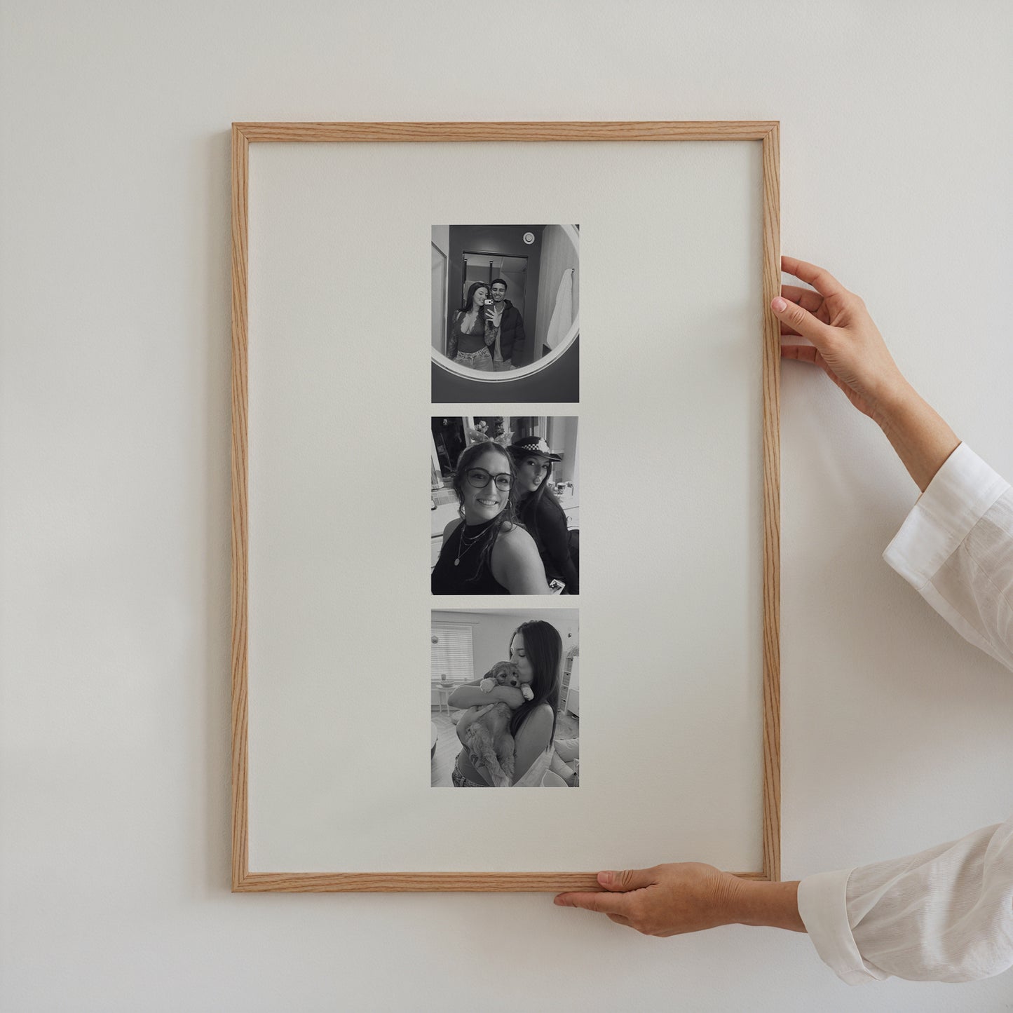 B&W Personalised Photo Print