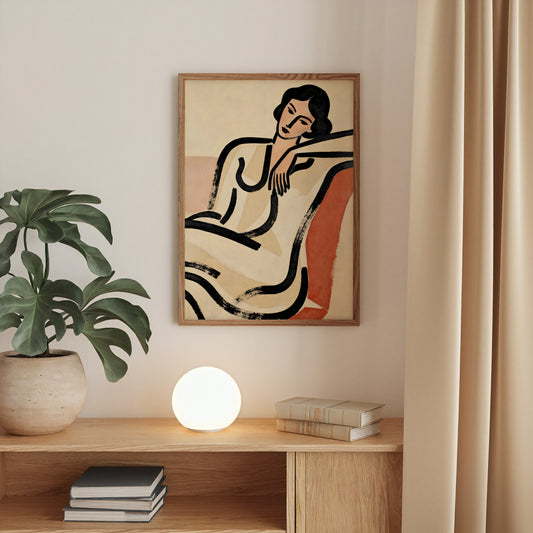 Terracotta Muse Print