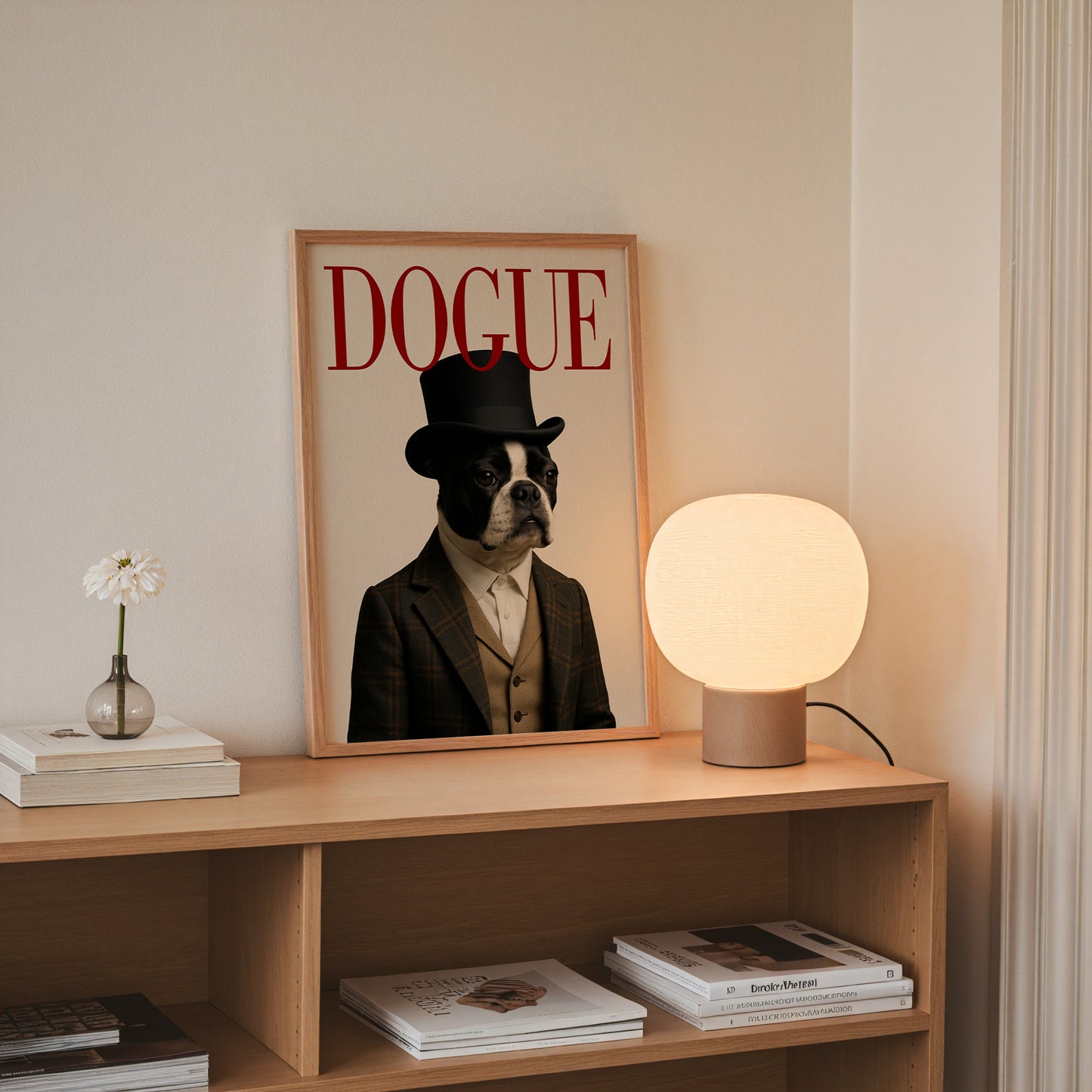 DOGUE Boston Terrier Wall Art