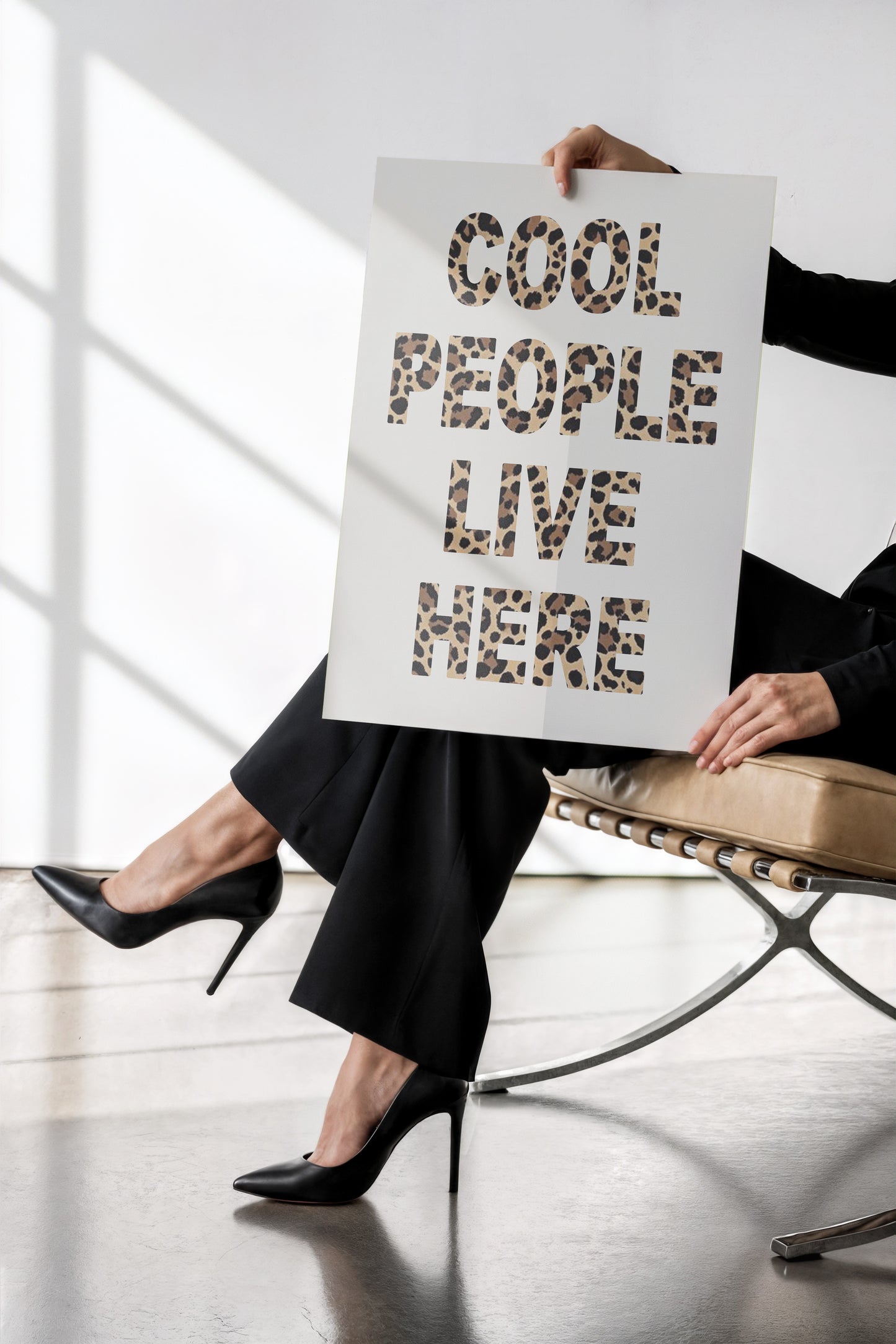Cool People Live Here Print