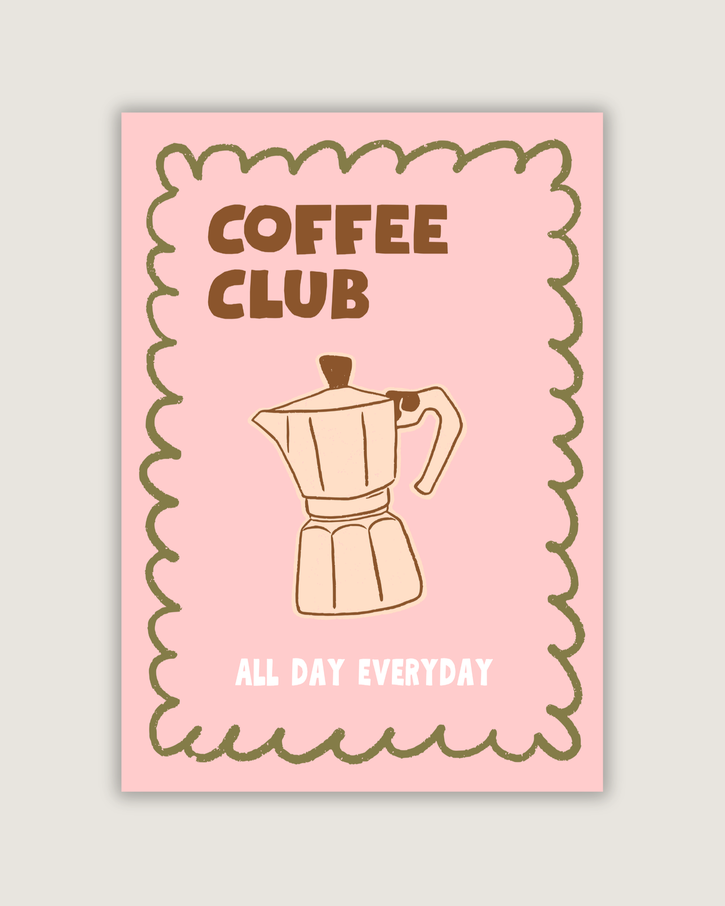 Coffee Club Print