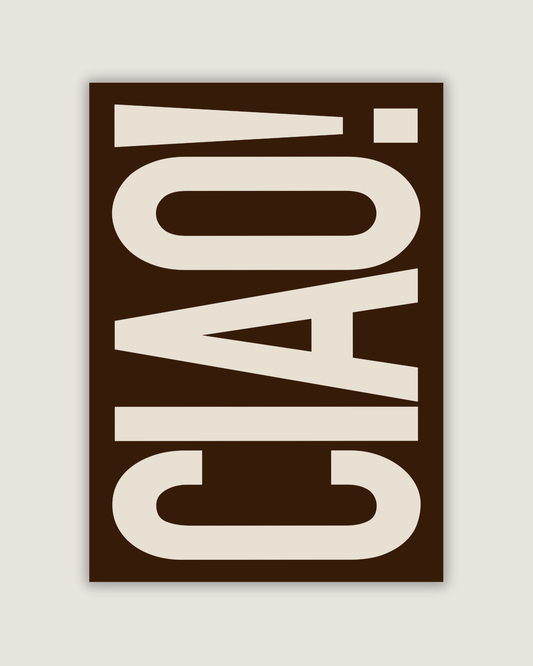 CIAO! Poster
