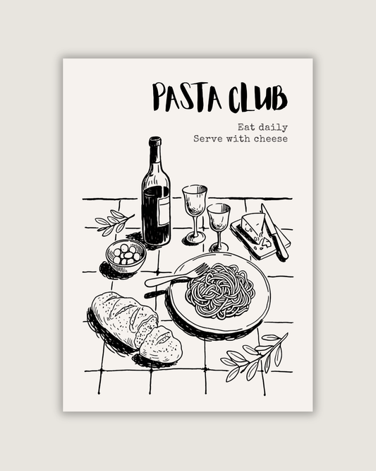 Pasta Club Print