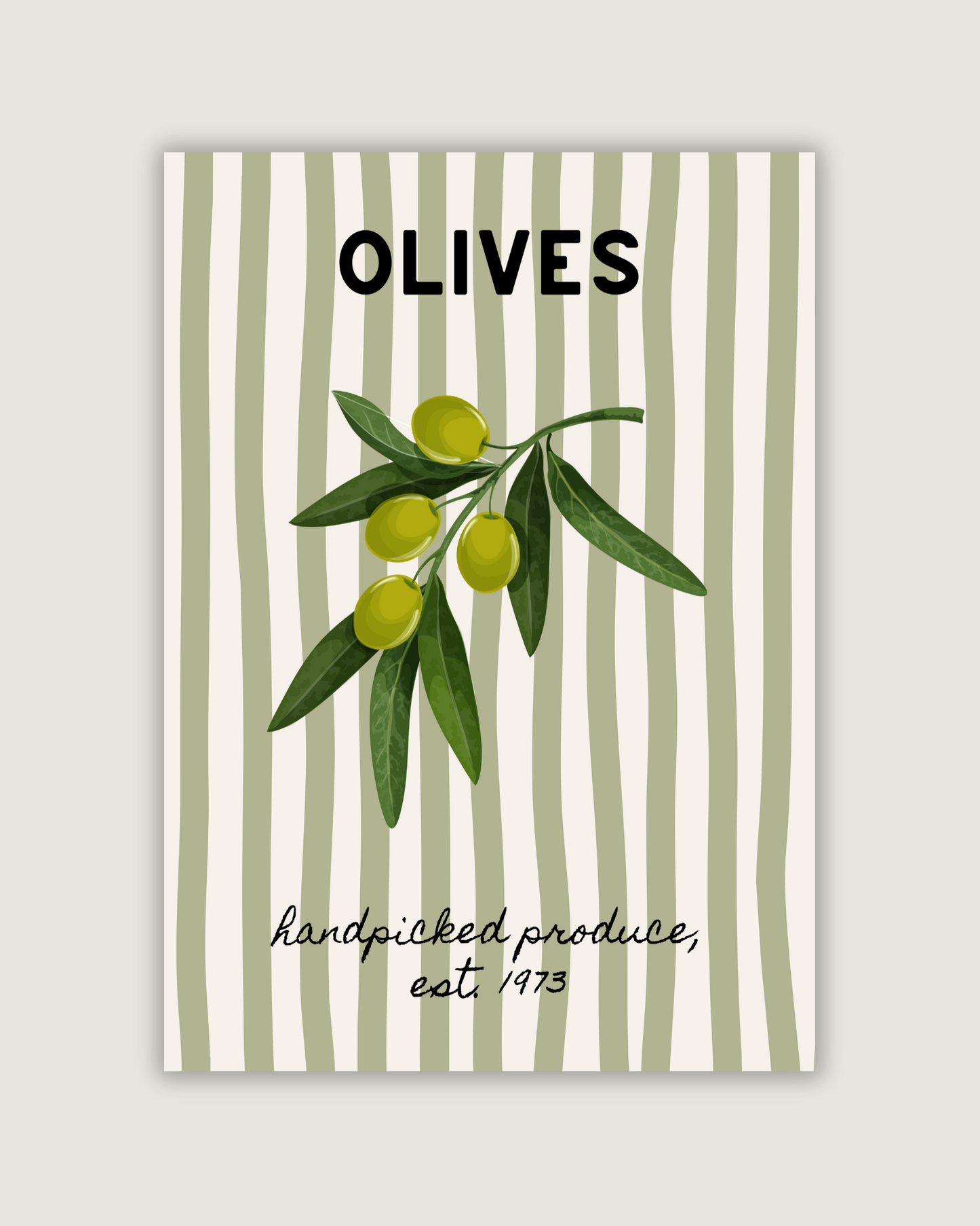 Olives Print