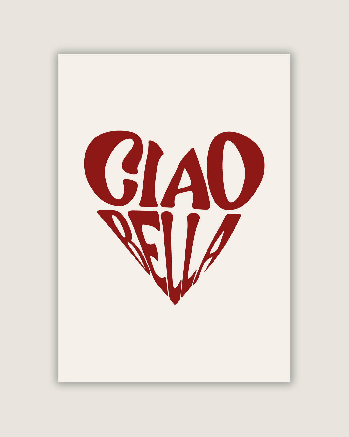 Ciao Bella Print