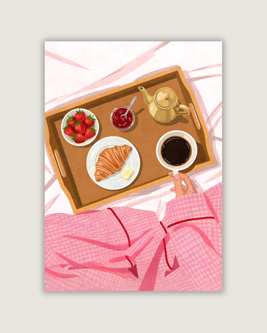 Breakfast in Bed Print