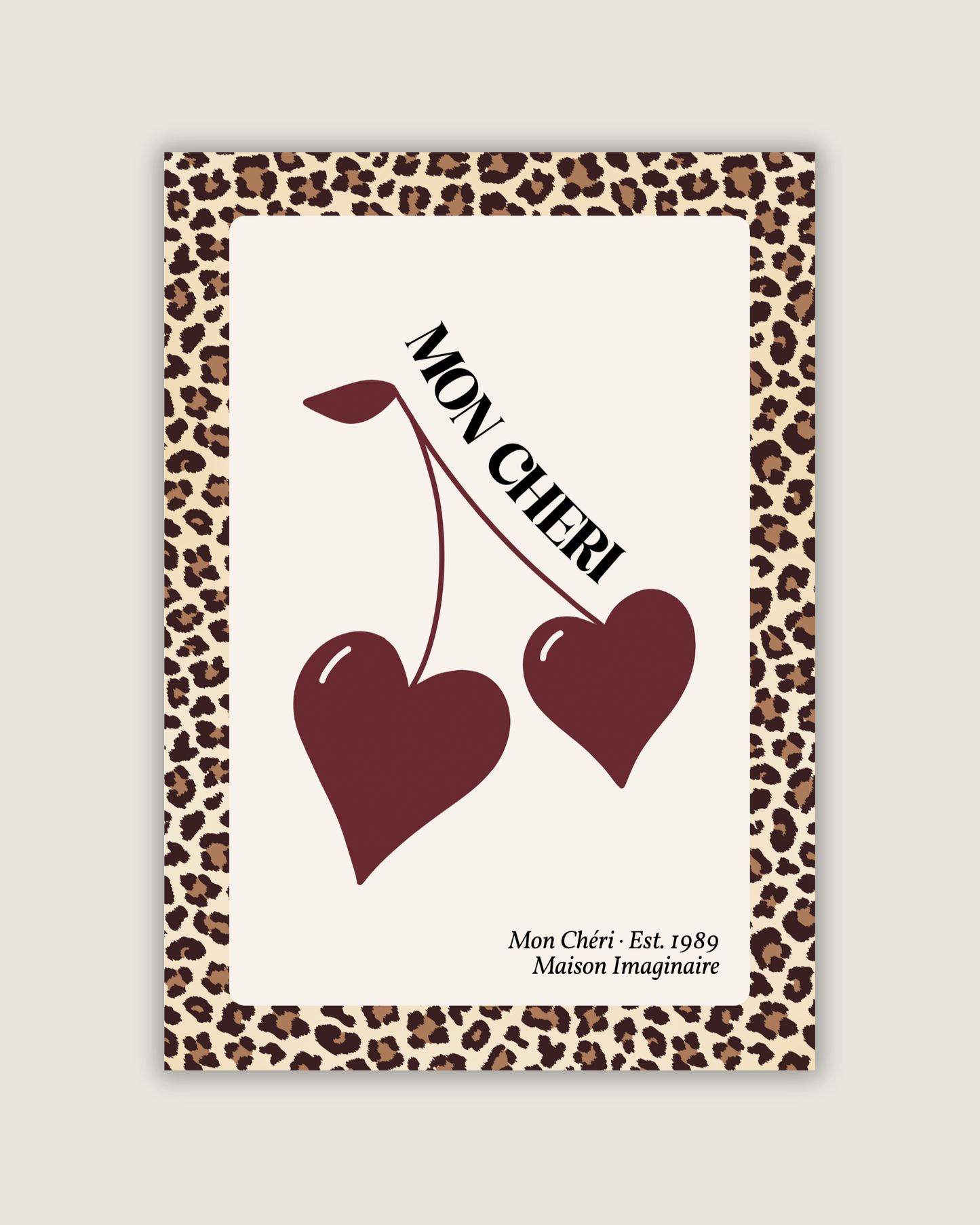 Mon Cheri Cherry Print