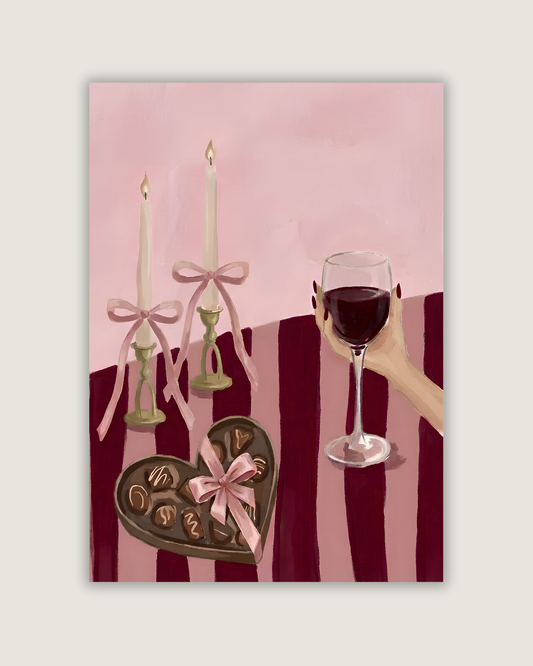 A Date With Myself Print