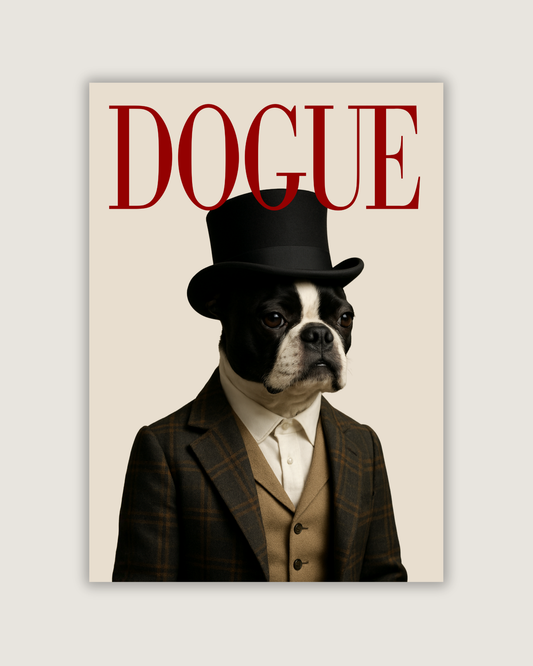 DOGUE Boston Terrier Wall Art