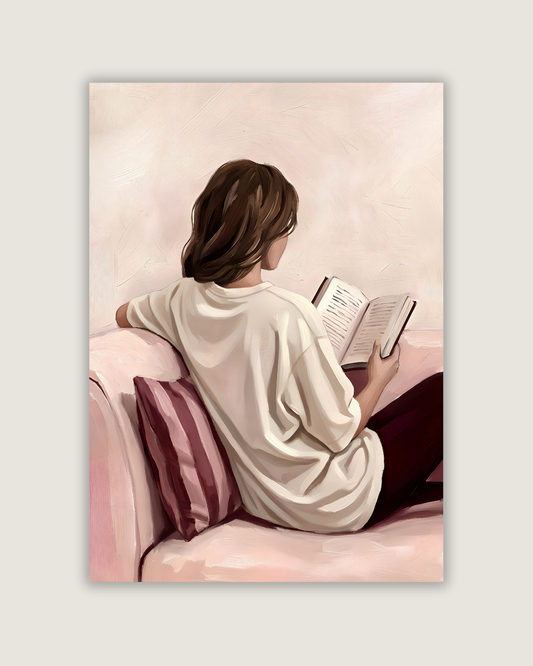 Woman Reading Print