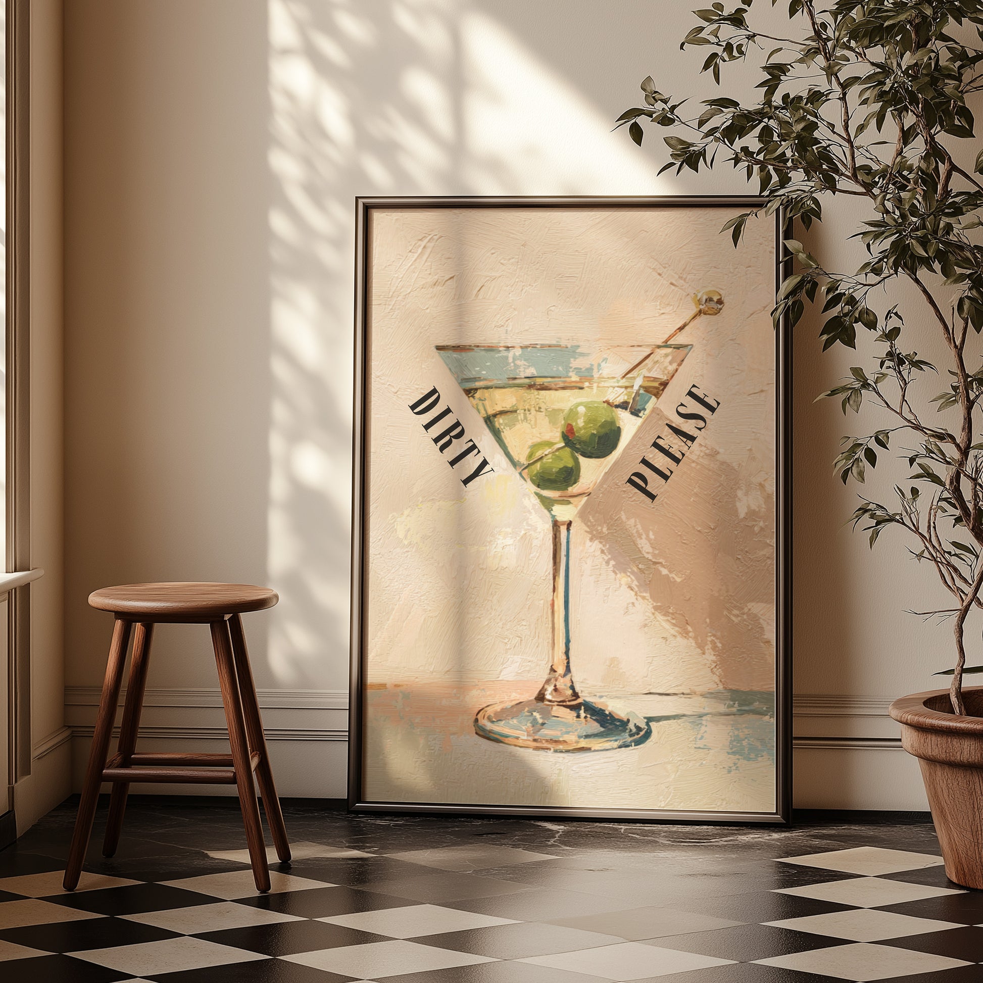 Dirty Please Martini Print image 2