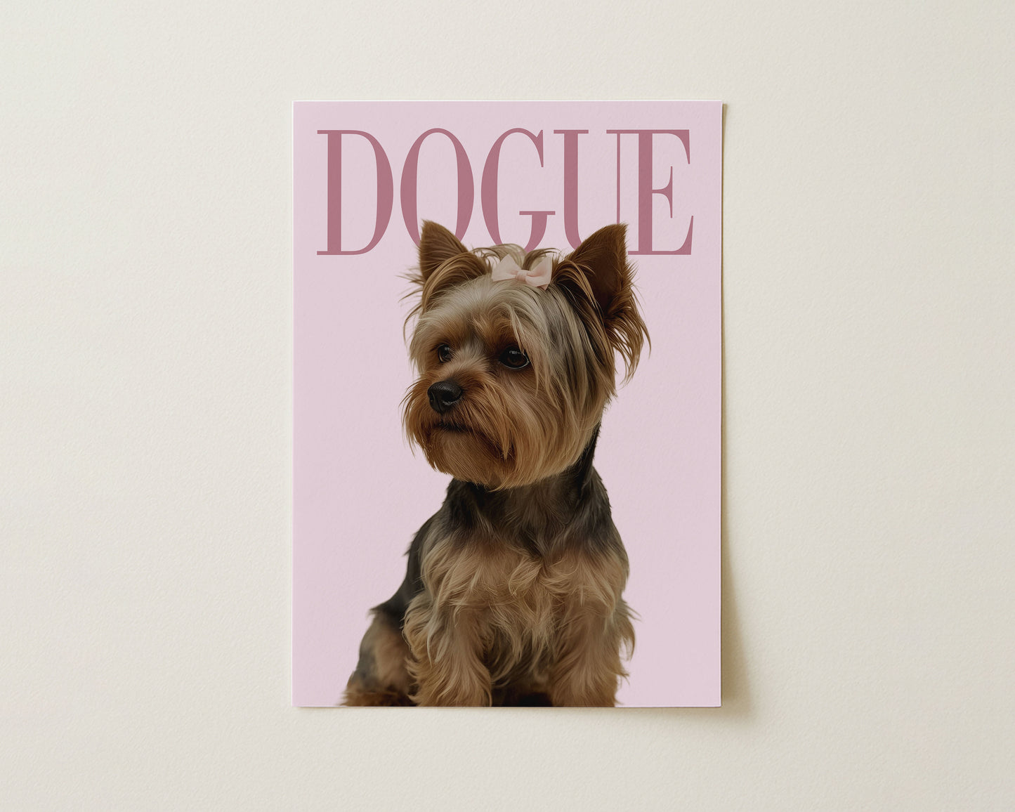 DOGUE Yorkshire Terrier Wall Art image 0