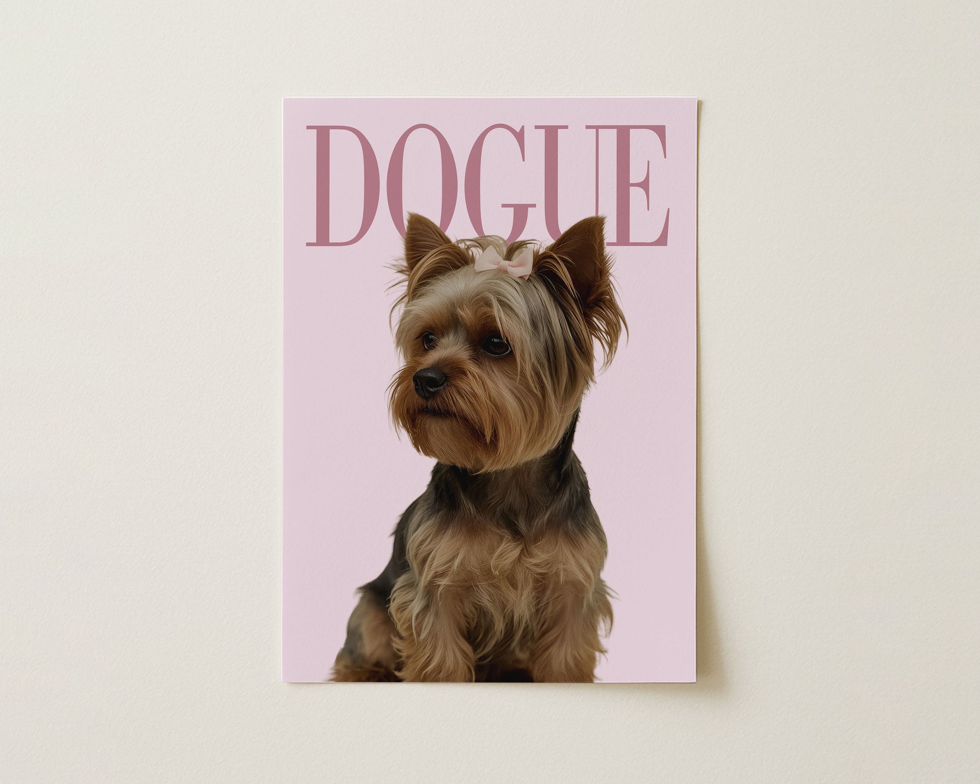 DOGUE Yorkshire Terrier Wall Art image 0